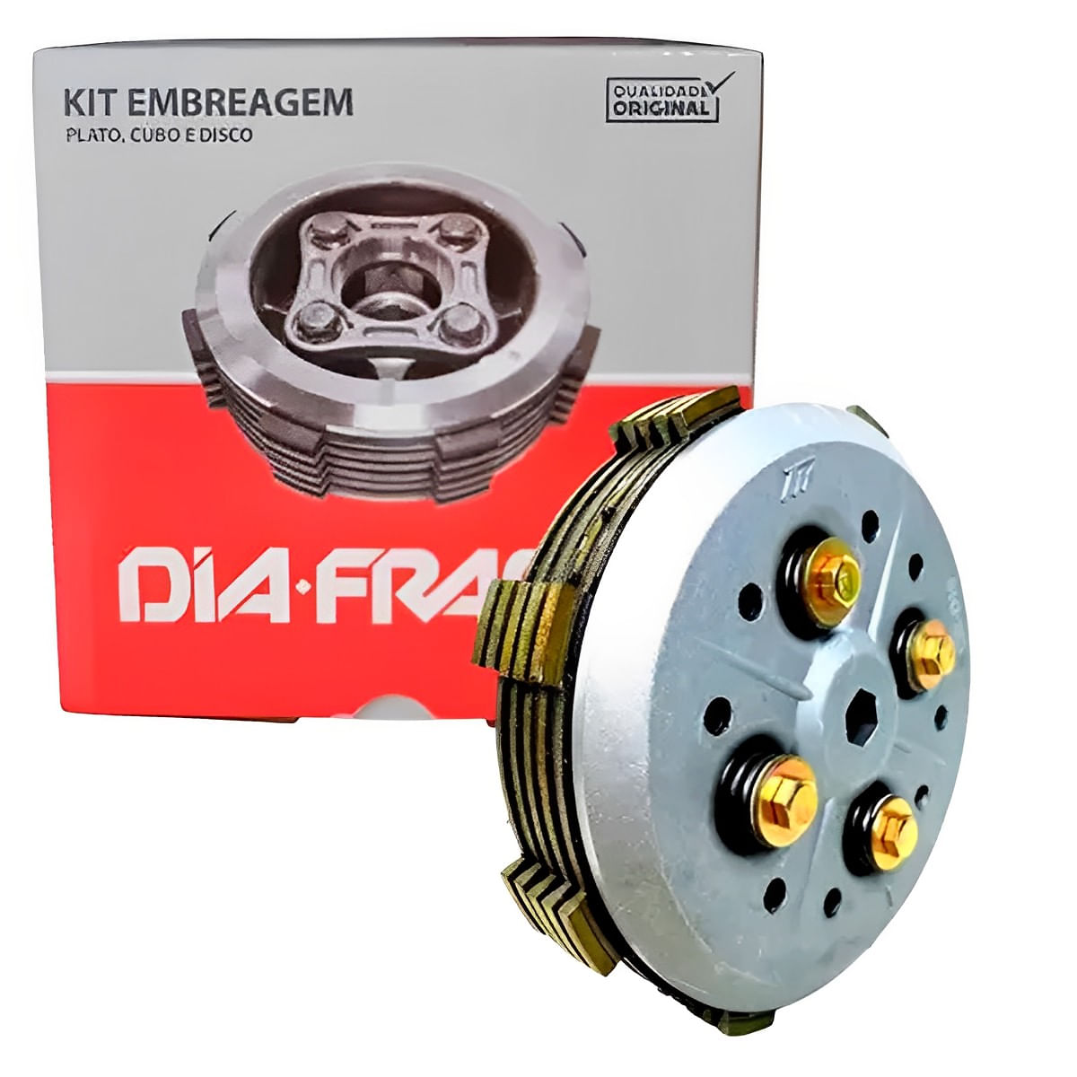 Kit Embreagem YBR/XTZ125 00/16 - DIA-FRAG