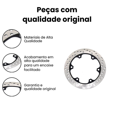 Disco de Freio Dianteiro NX 400 Falcon 99/15 - NX4 - Imagem 3