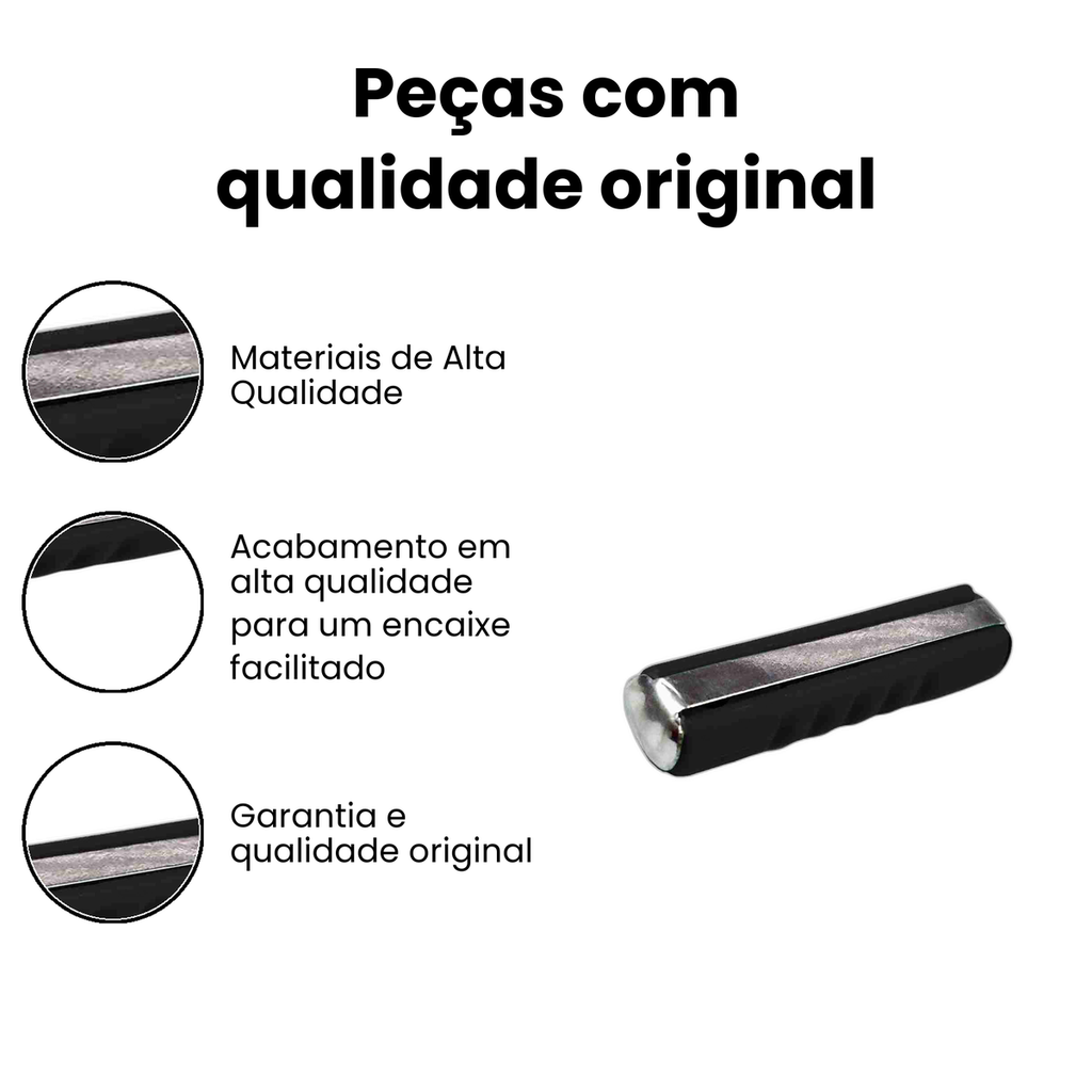 Fusível tipo europeu preto DNI - Onibus Automoveis - Imagem 3