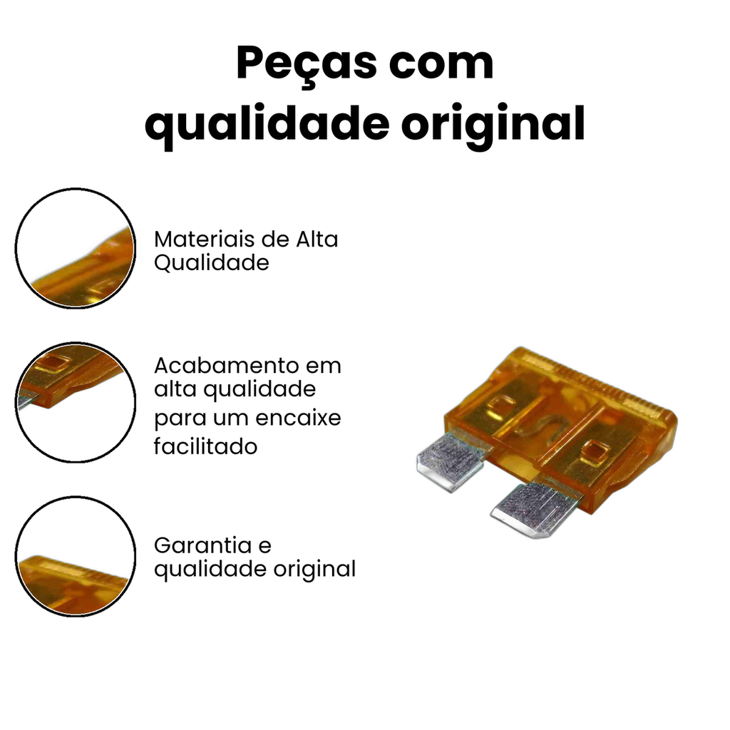Fusível Lâmina Universal 40A - Máquinas Automóveis - Imagem 3