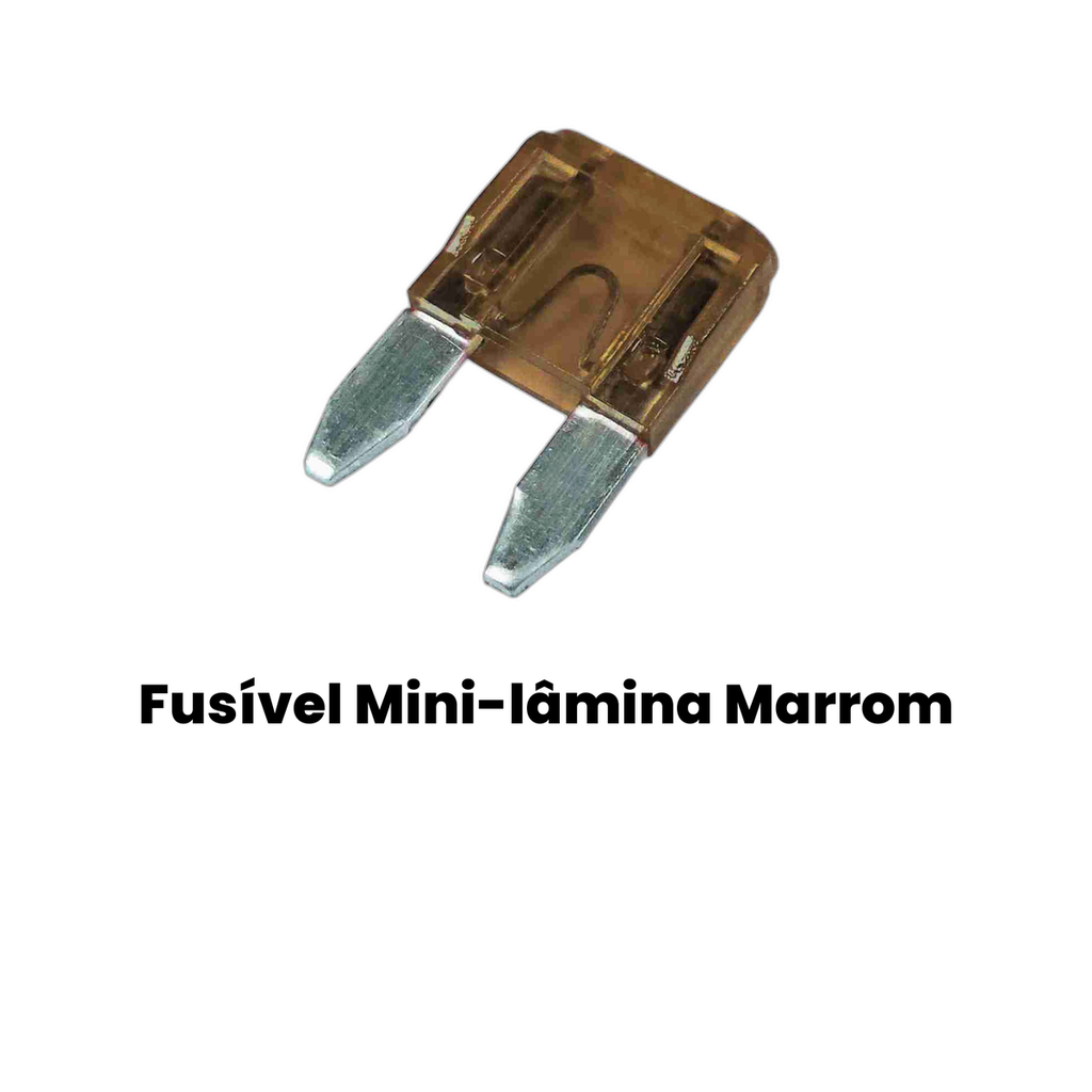 Fusível Mini-lâmina Marrom - Ônibus Automóveis - Imagem 2
