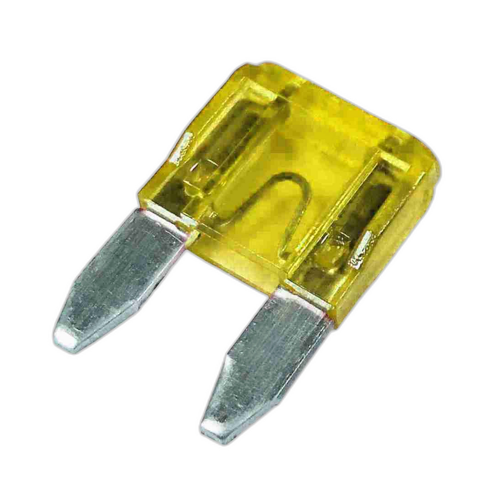 Fusível Mini-lâmina Amarelo DNI - Maquinas Caminhoes - Imagem 1