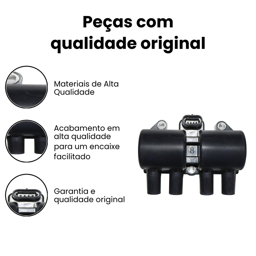 BOBINA DE IGNICAO DS - Corsa Corsa - Imagem 3