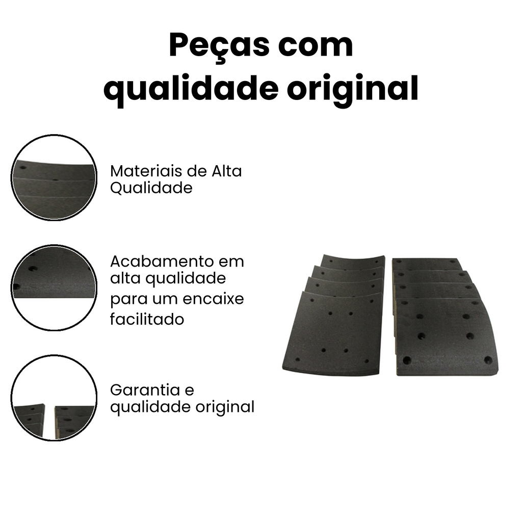 LONA FREIO DIANTEIRO Cargo 815/1317/1519 2000-2011 - Imagem 3