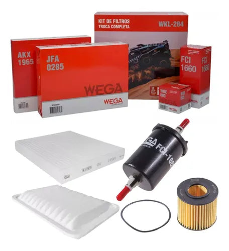 Kit Filtro Toyota Corolla 1.8 2.0 16V 2010-2019 WEGA