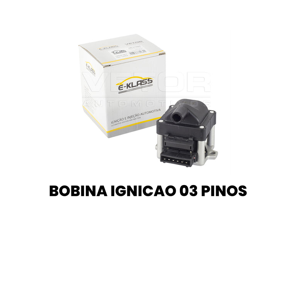 Bobina de Ignição 03 Pinos VETOR J3 J3 (EBI-9112) - Imagem 2