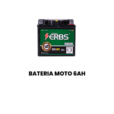 Bateria Moto 6 Ampere Hora - ERBS - MAX XTZ - Imagem 2