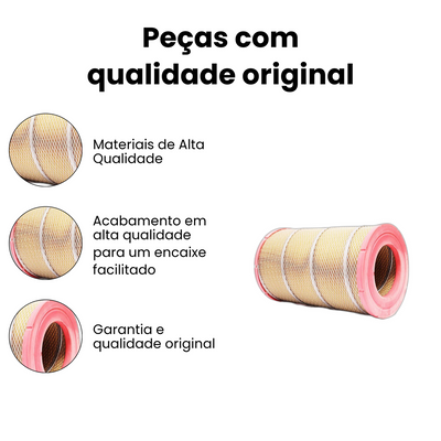 Filtro Ar Chevrolet Agile 2009-2001 Classic 2010-1999 Corsa - Imagem 3
