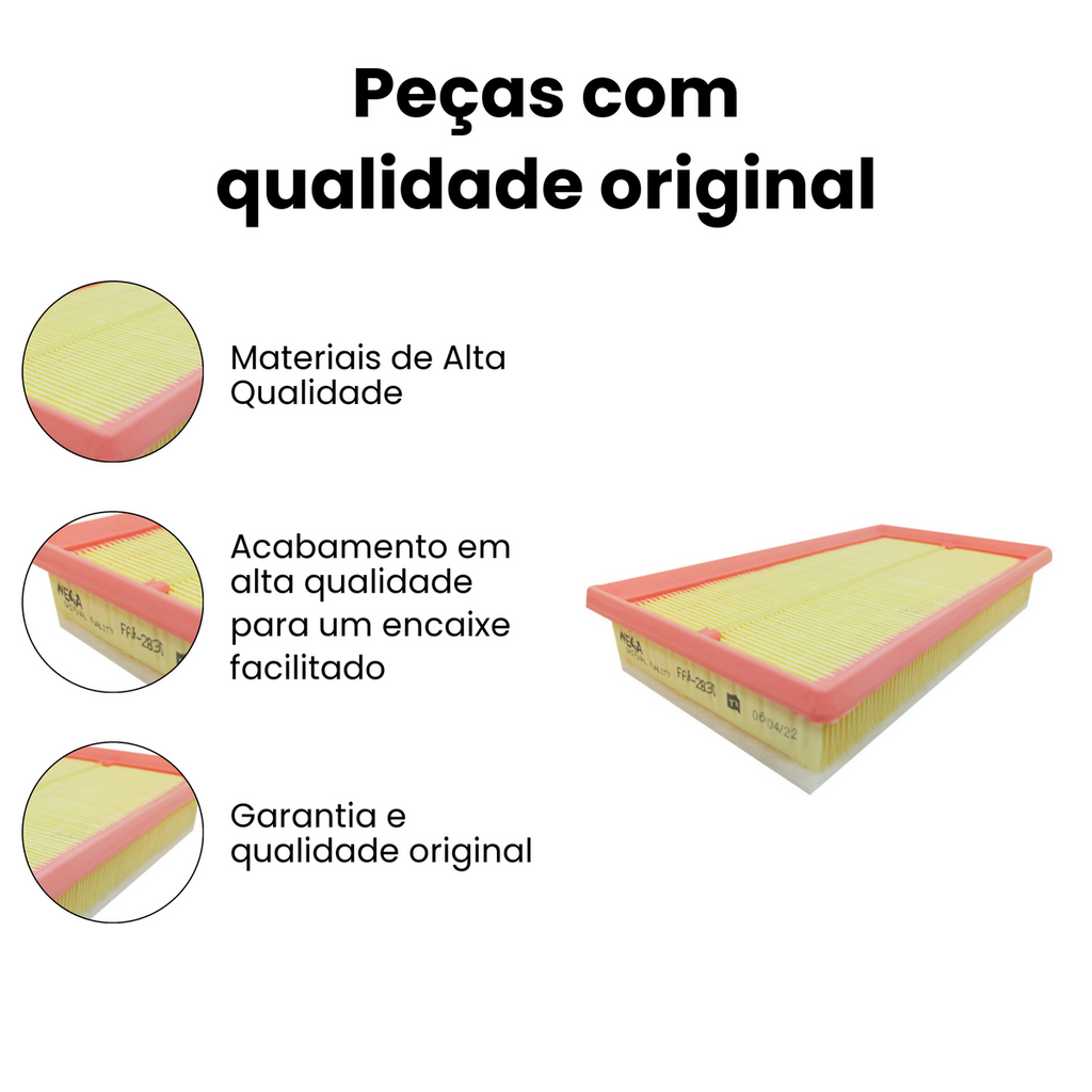 FILTRO DE AR FIAT FAP2835 - Imagem 3