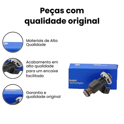 Bico Injetor Delphi Prisma Celta - FJ10734 - Imagem 3