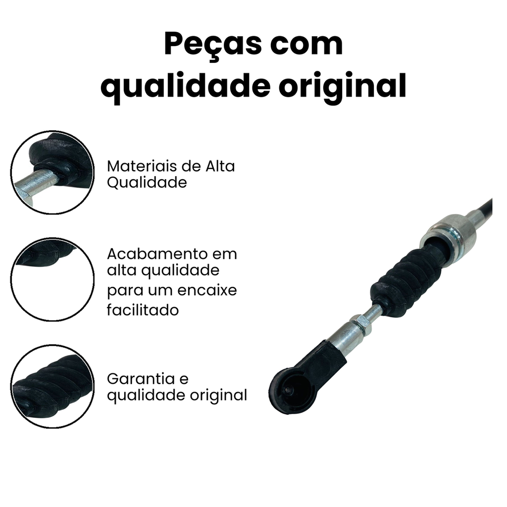 Cabo Comando Câmbio Traseiro Strada - EFRARI - Imagem 3
