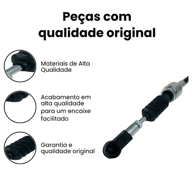 Cabo Comando Câmbio Traseiro Strada - EFRARI - Imagem 3