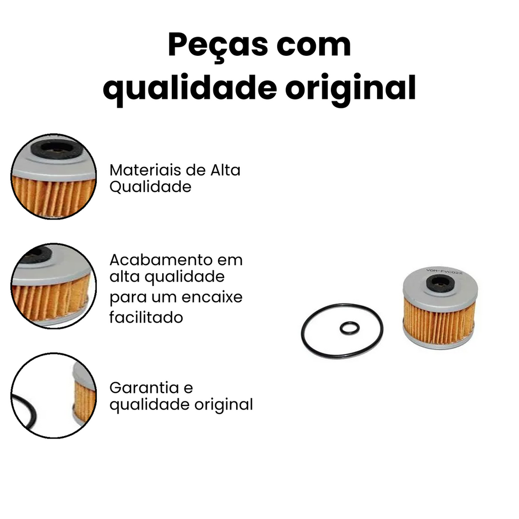 Filtro de Óleo XR 250 TORNADO KLX 250 CB 300 1982-2023 - Imagem 3