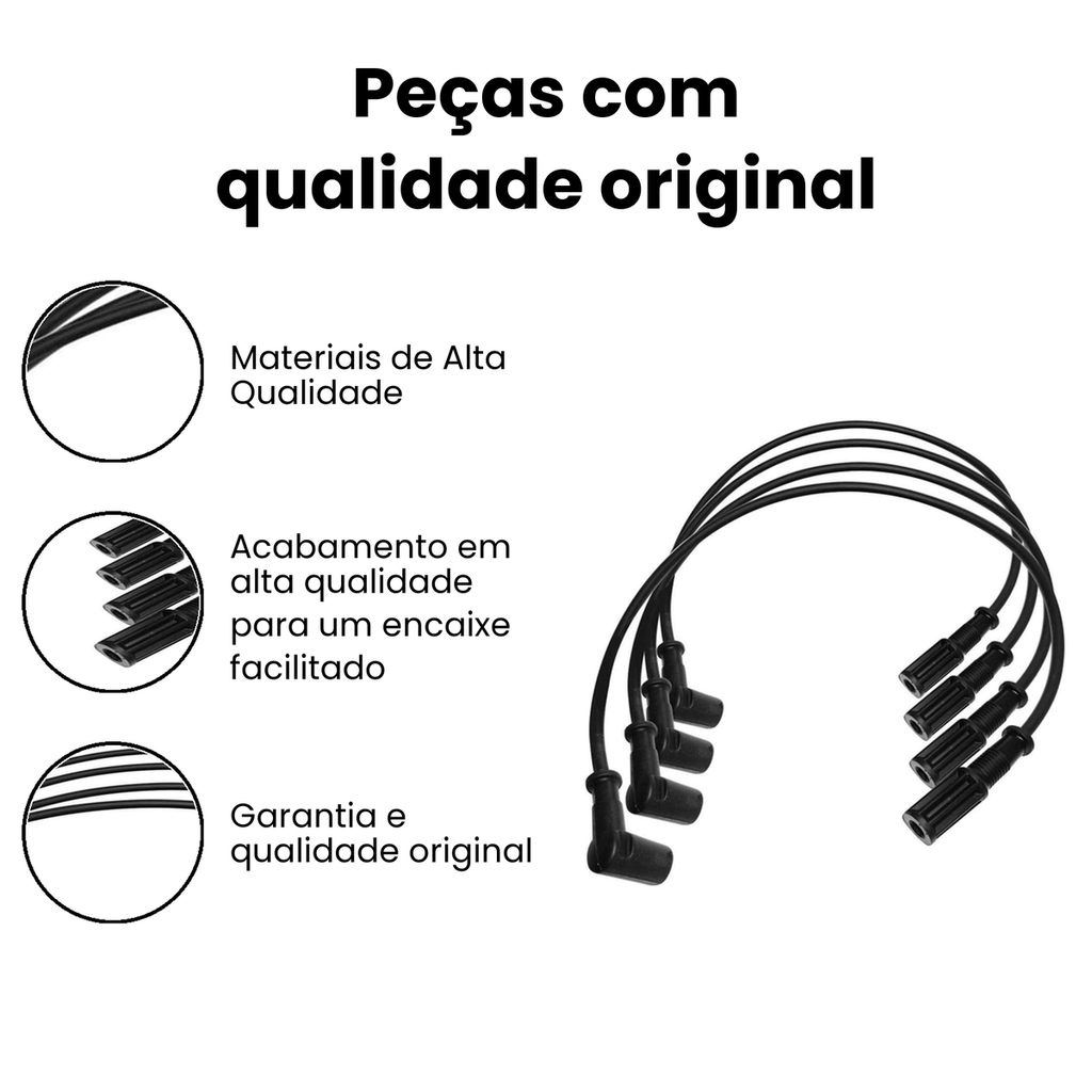 Cabo de Vela de Ignição Bosch Strada Punto - Imagem 3