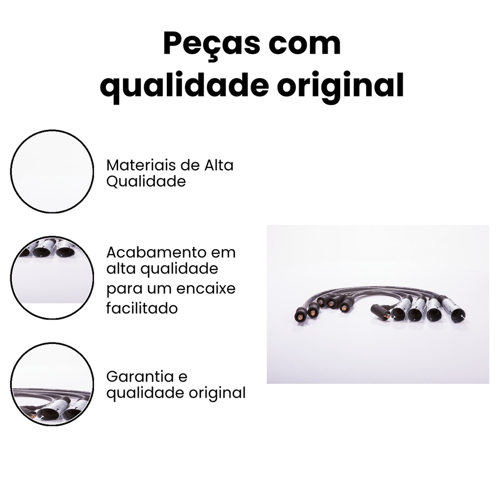 Cabo de Vela de Ignição Bosch Courier Focus - Imagem 3