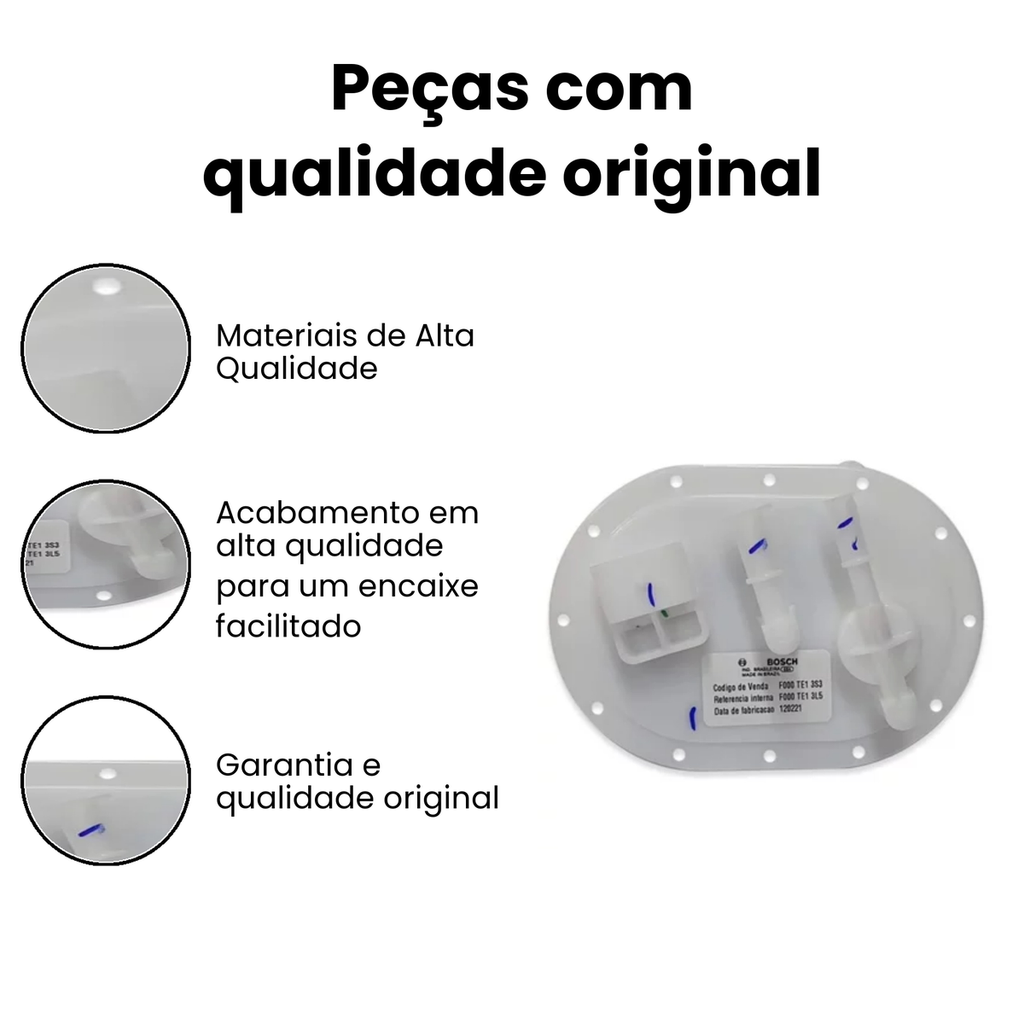 Flange Bomba Combustível Bosch Palio Palio - Imagem 3