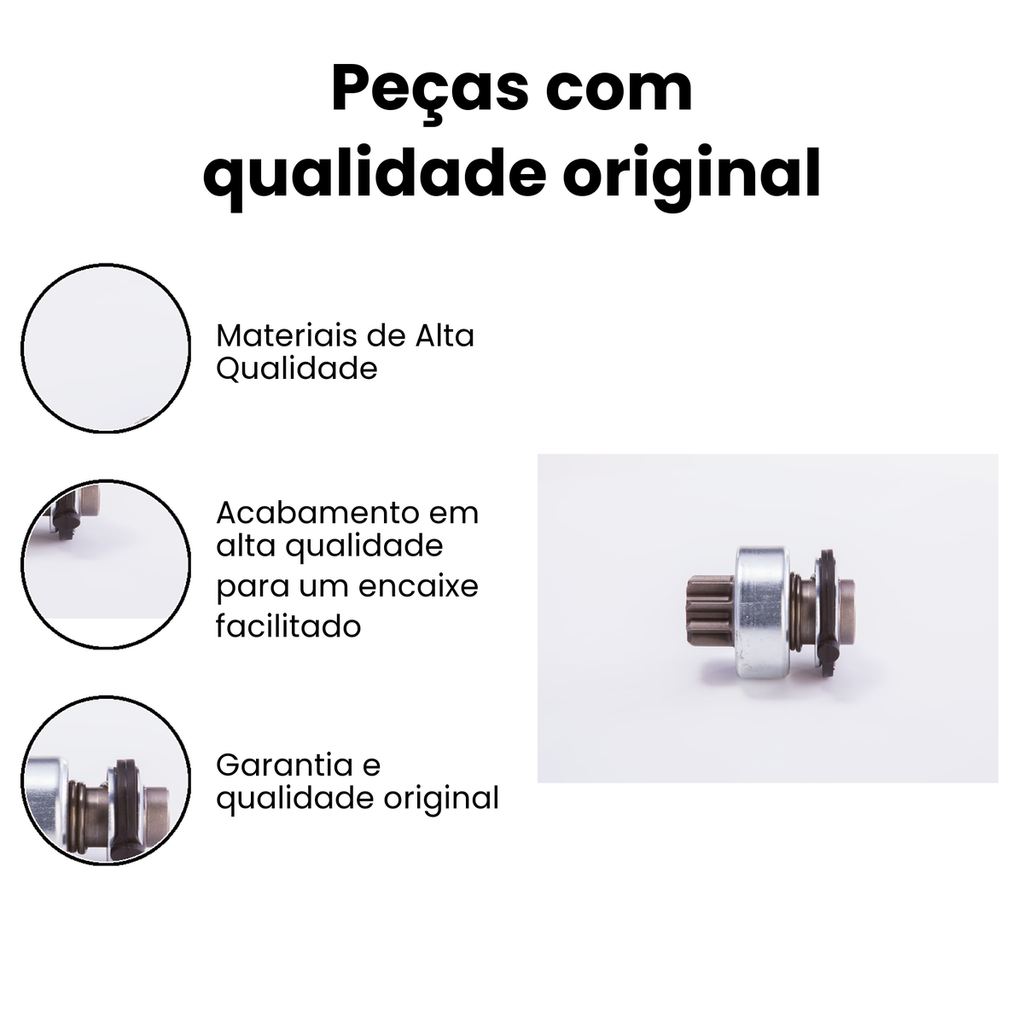 Impulsor Motor de Partida BOSCH - Palio Palio (F 00A AL1 - Imagem 3