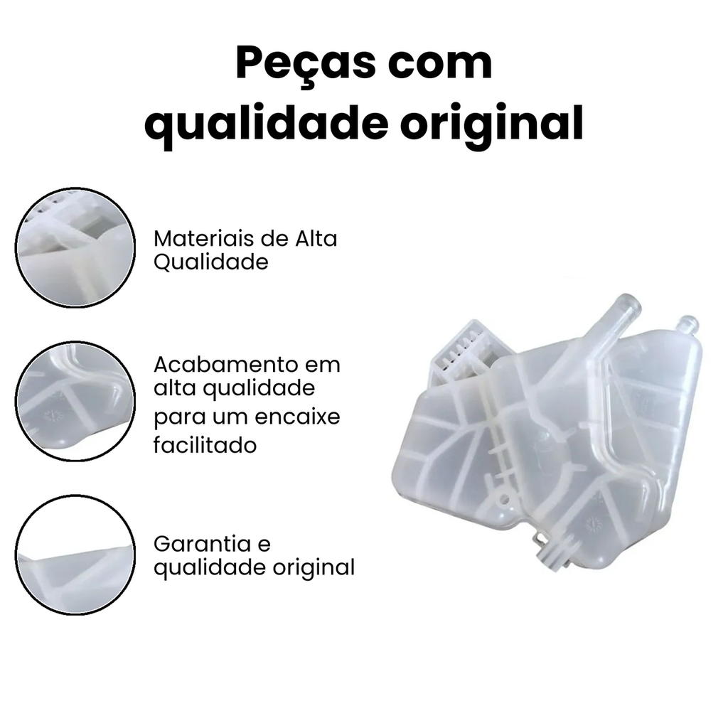 Reservatório Expansão Radiador Sem Tampa Siena GONEL - Imagem 3