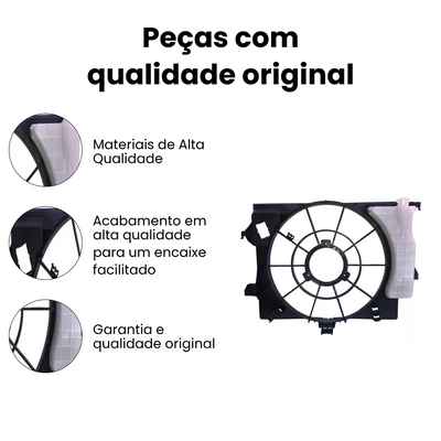 RESERVATÓRIO DE EXPANSÃO DO RADIADOR COM DEFLETOR HYUNDAI GO-1902 - Imagem 3