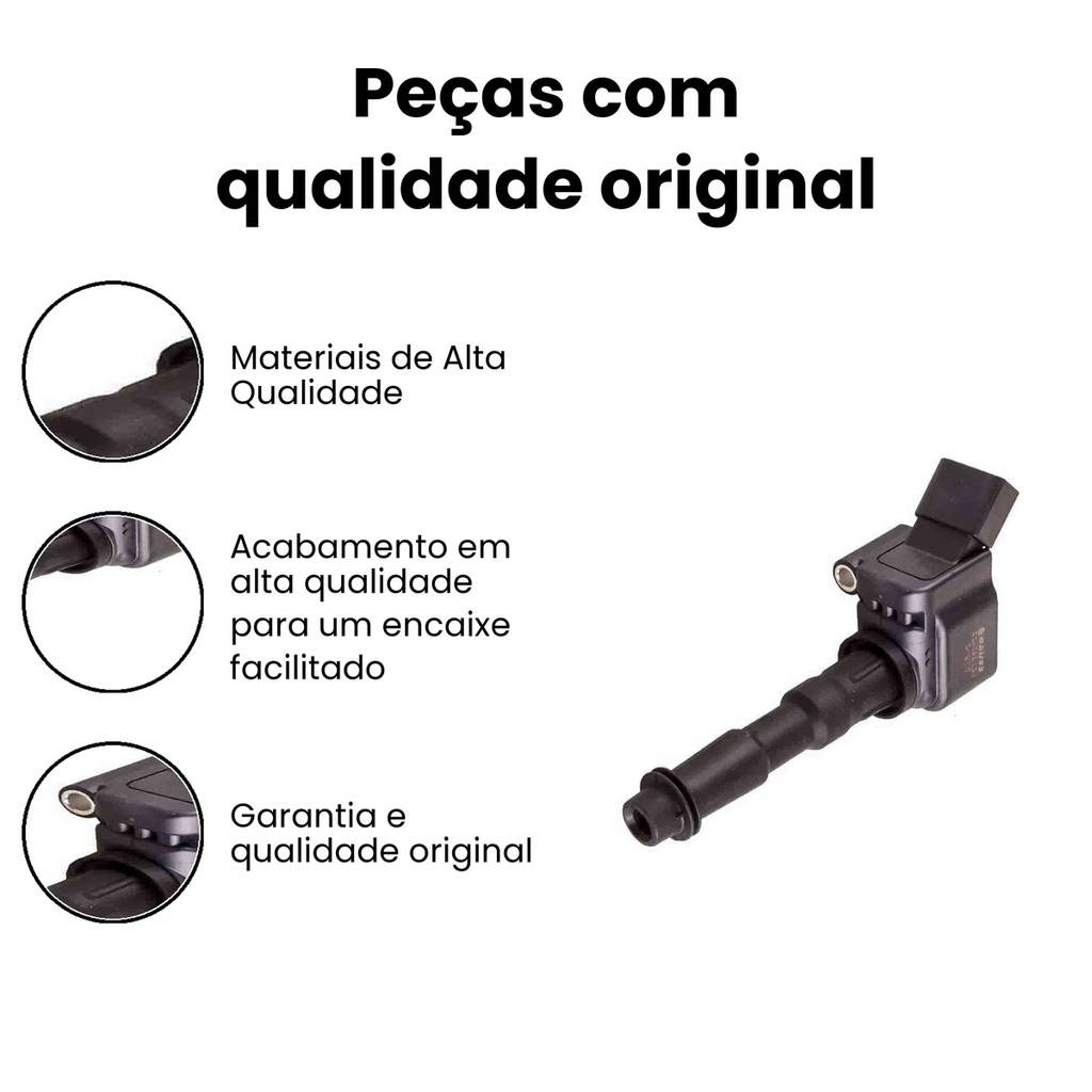 Bobina de Ignição GAUSS UP! UP! GC4098 - Imagem 3