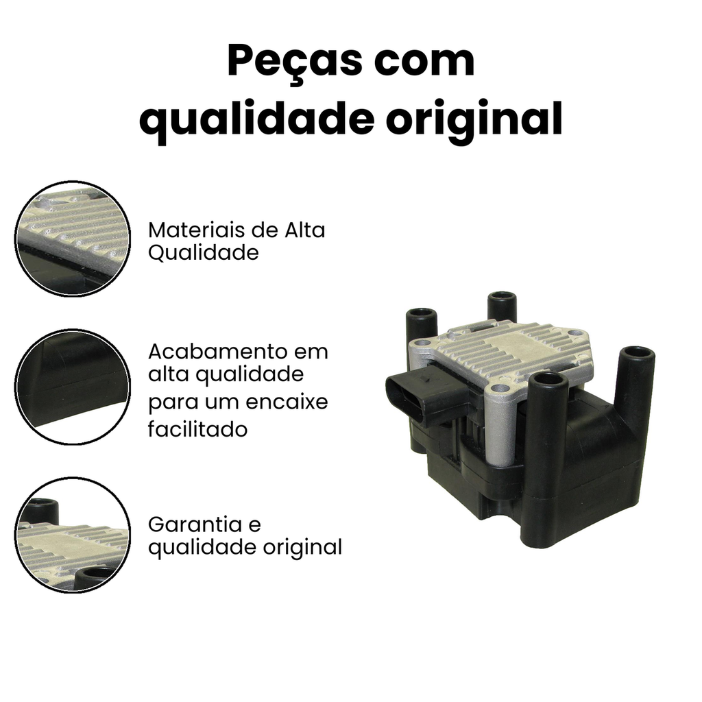 Bobina de Ignição GAUSS Fox Parati GC4210 - Imagem 3