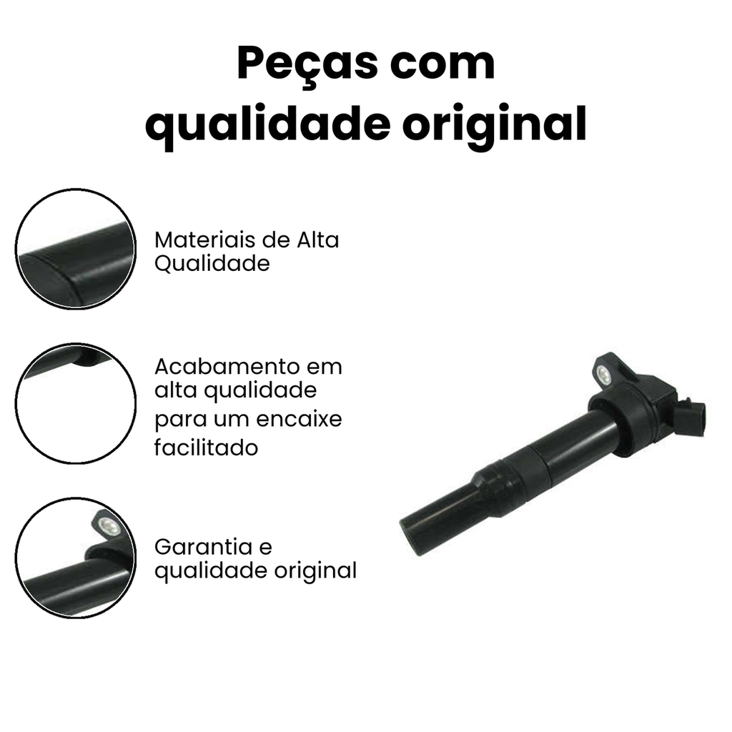 Bobina de Ignição 02 Pinos - IX35 Tucson - Gauss - Imagem 3