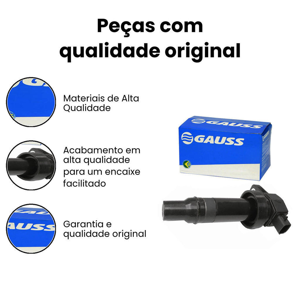 Bobina de Ignição Gauss HB20 HB20 - Imagem 3