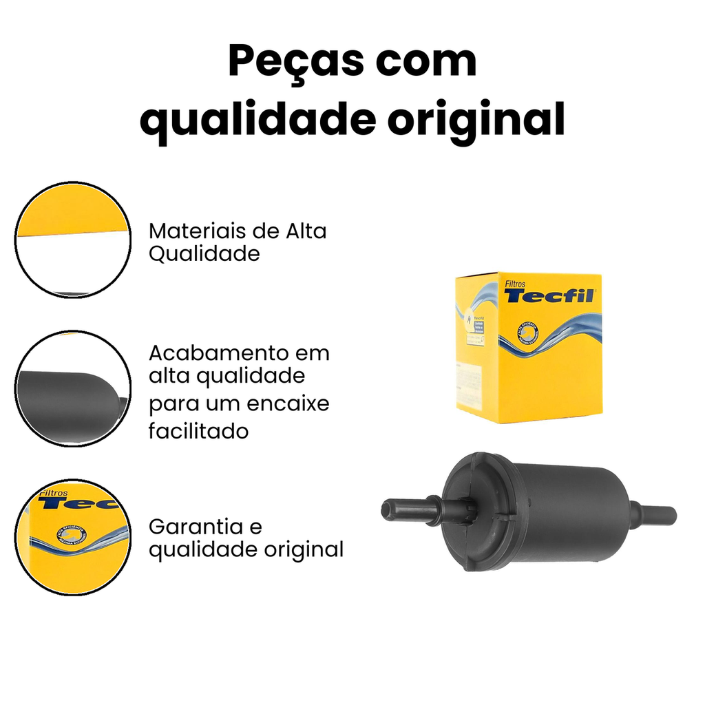 Filtro Combustível Yamaha YBR/YS/XTZ/FZ25/XTZ/Tenere - Imagem 3