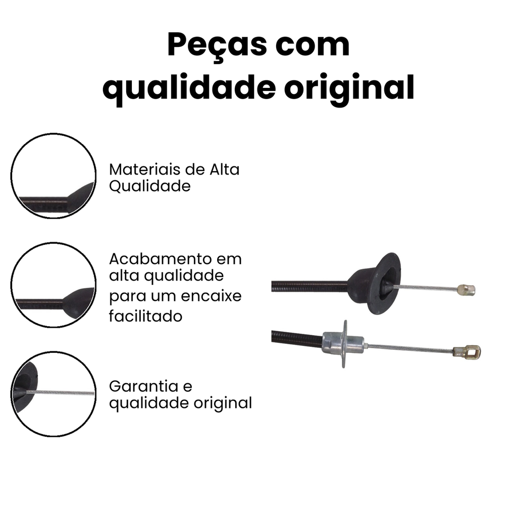 Cabo de Embreagem c/ Capa Dupla D-20 - Imagem 3