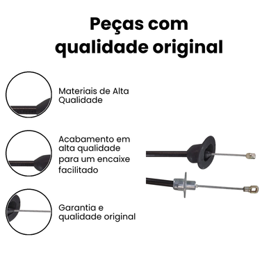 Cabo de Embreagem c/ Capa Dupla D-20 - Imagem 3