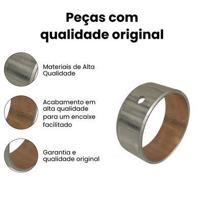 BUCHA EIXO COMANDO STANDARD FORD | VOLKSWAGEN | DODGE | AGRALE H21531-STD - Imagem 3
