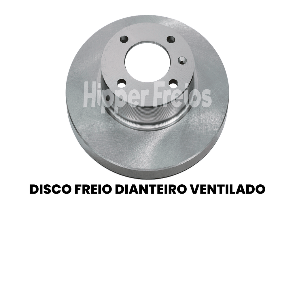 DISCO FREIO DIANTEIRO SÓLIDO VOLKSWAGEN | SEAT HF01 - Imagem 2