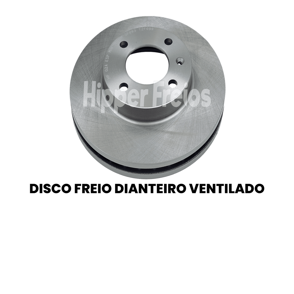 Disco de Freio Dianteiro Ventilado Volkswagen Saveiro - Imagem 2
