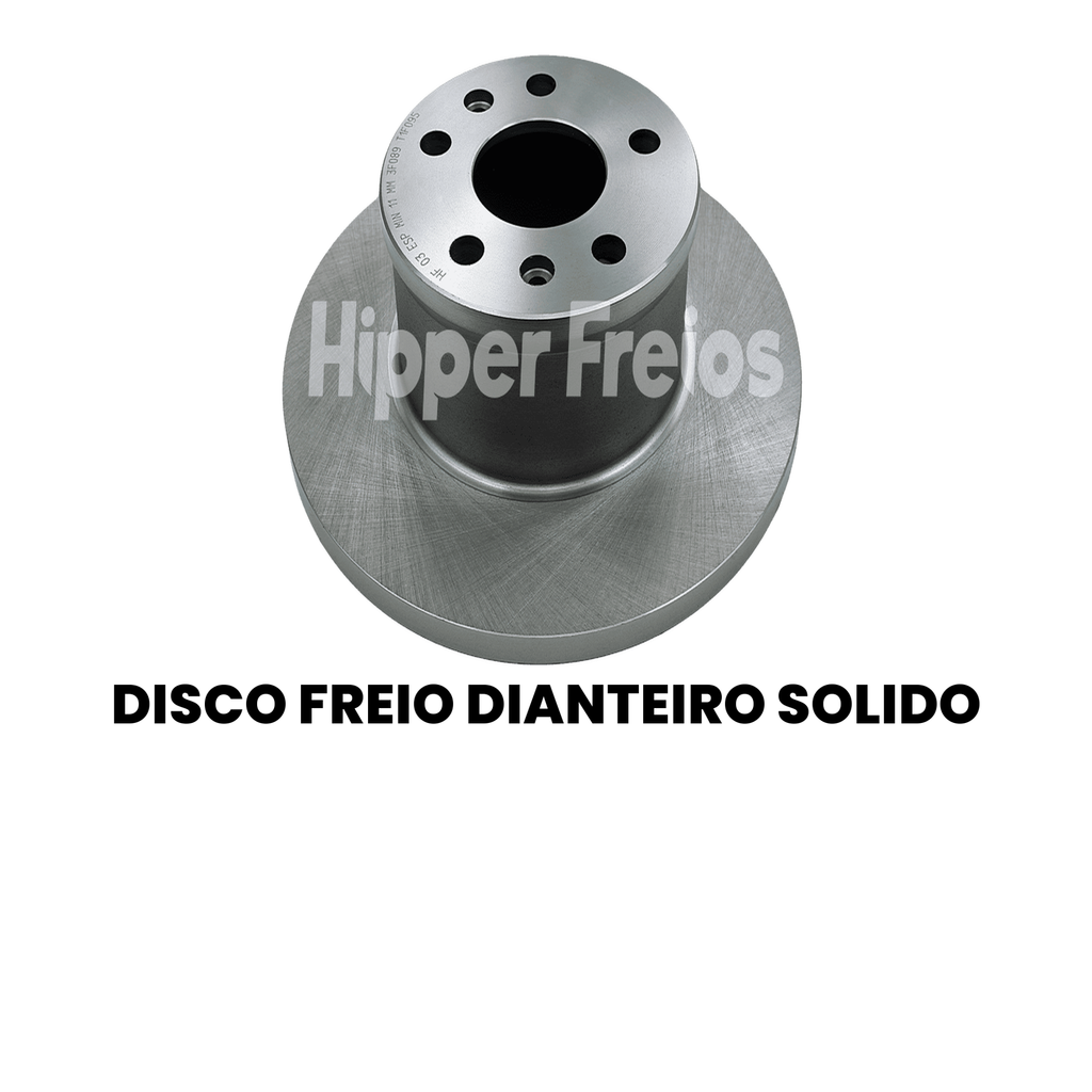 DISCO DE FREIO DIANTEIRO SÓLIDO VOLKSWAGEN HF03 - Imagem 2