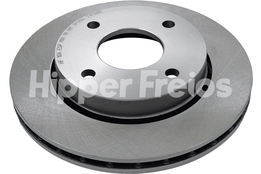 Par Disco Freio Diant. Ventilado Ford Courier Escort Fiesta Vero - Imagem 1