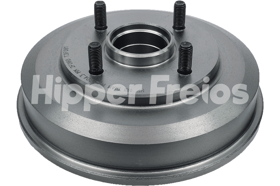 Par Tambor Freio Tras Ford EcoSport 2004 a 2012 1.6 1.5 Flex - Imagem 1