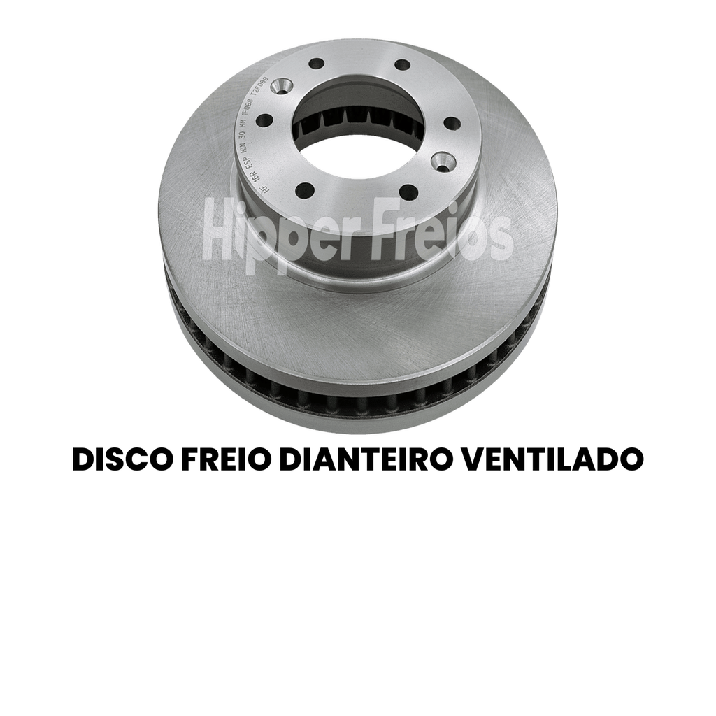 Disco Freio Diant. Ventilado Ford Ranger 1993 a 2023 2.5 2.8 - Imagem 2