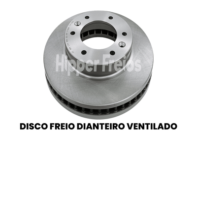 Disco Freio Diant. Ventilado Ford Ranger 1993 a 2023 2.5 2.8 - Imagem 2