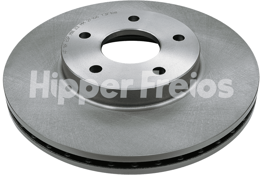 Par Disco Freio Diant. Ventilado Ford Focus 1.6 2.0 16V Flex 200 - Imagem 1