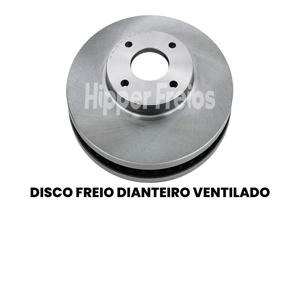 Par Disco Freio Diant Ventilado Ford EcoSport 1.0 1.5 1.6 2.0 20 - Imagem 2