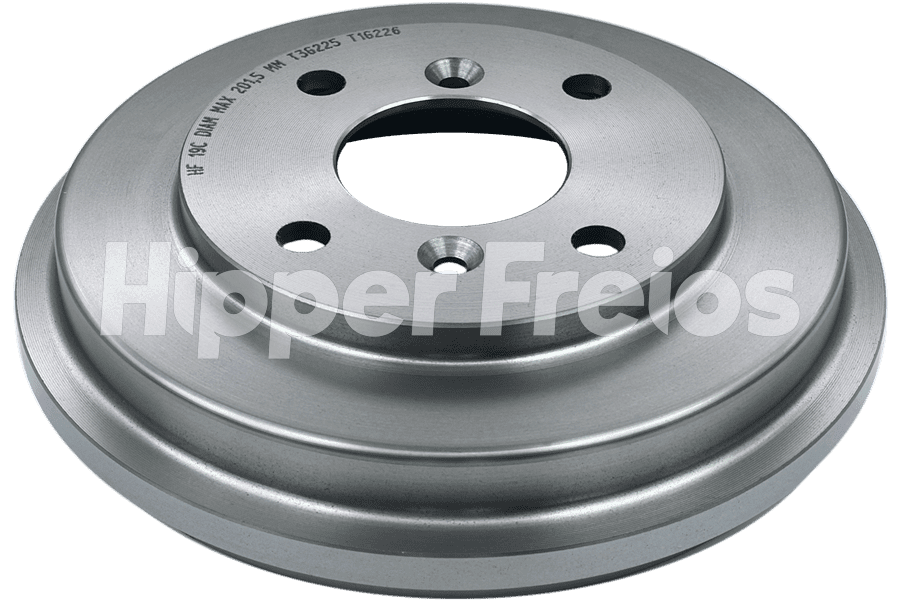 Par Tambor Freio Tras Ford Ka 1.0 1.5 8V 12V Flex 2008 a 2021 - Imagem 1