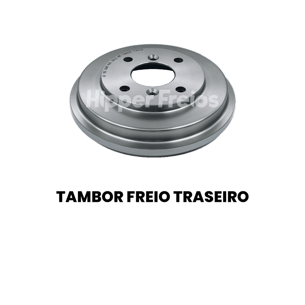 Par Tambor Freio Tras Ford Ka 1.0 1.5 8V 12V Flex 2008 a 2021 - Imagem 2