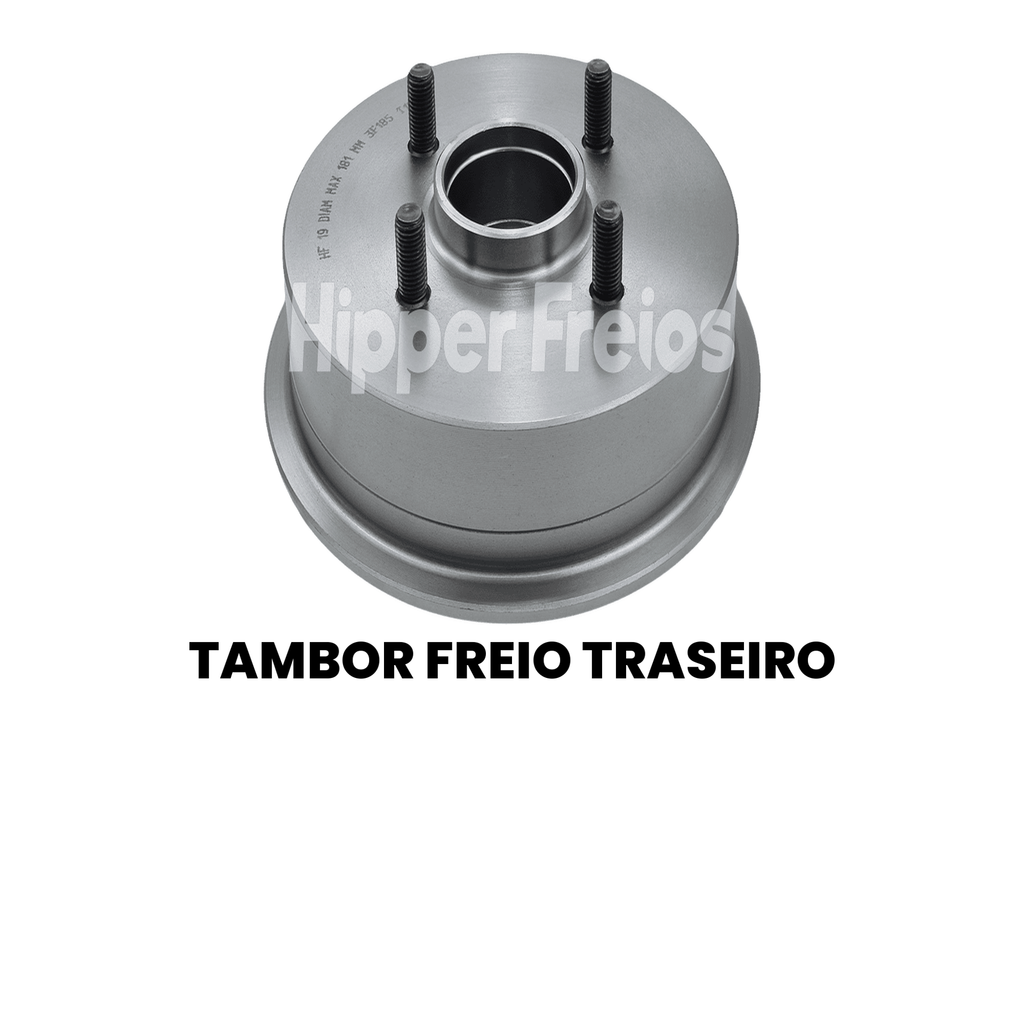 Par Tambor Freio Tras Ford Fiesta 1.0 8V Flex Class 1.0 8V Flex - Imagem 2