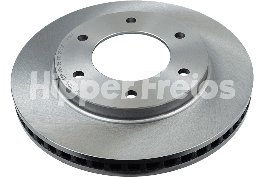 Par Disco Freio Diant. Ventilado Mitsubishi L200 Triton 2013-201 - Imagem 1