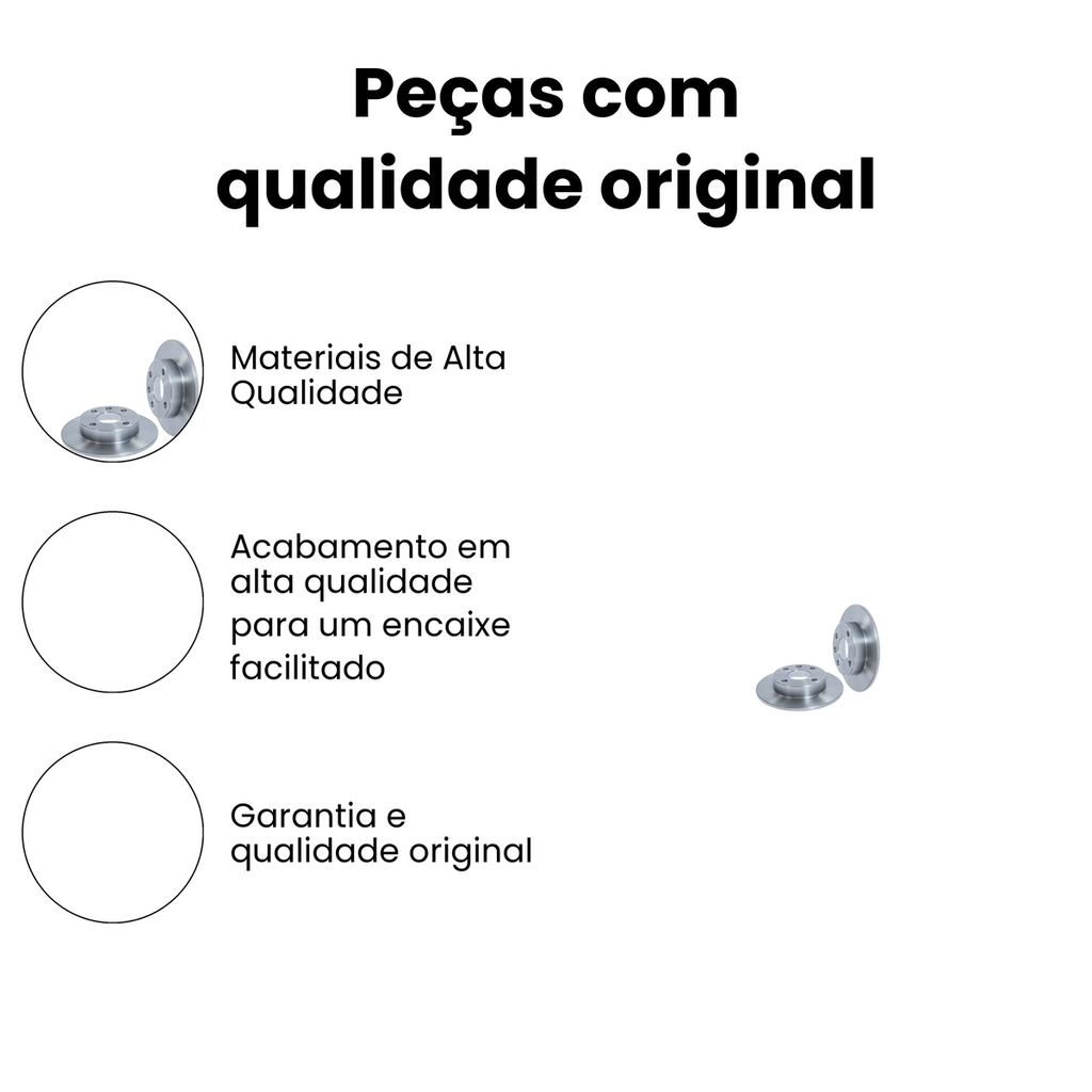 DISCO FREIO DIANTEIRO SOLIDO CHEVROLET HF23 - Imagem 3