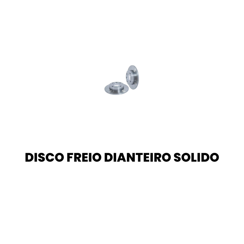 Par Disco Freio Diant Sólido Chevrolet Corsa 1993-2009 Celta Cla - Imagem 2