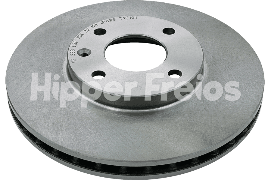 Par Disco Freio Diant Ventilado Chevrolet Lanos 1.6 16V 97-01 Da - Imagem 1