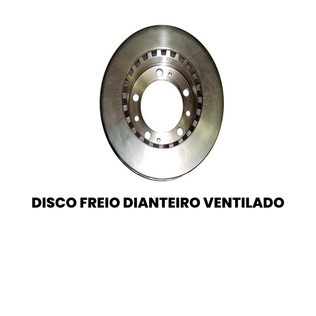Disco Freio Dianteiro Ventilado Cargo/Constellation 96-13 - Imagem 2