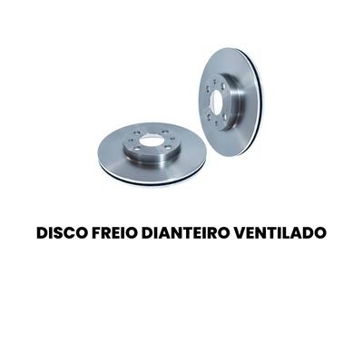 Disco Freio Dianteiro Ventilado Compatível com Strada 1998-2 - Imagem 2