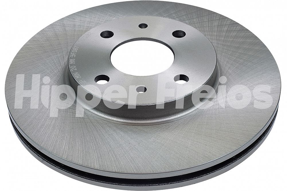 Par Disco Freio Diant. Ventilado Fiat Argo Cronos Toro Fiorino U - Imagem 1